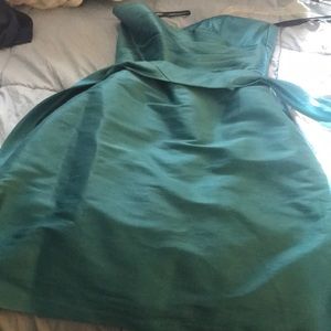 Alfred Sung Silk Dupioni Sleeveless Dress